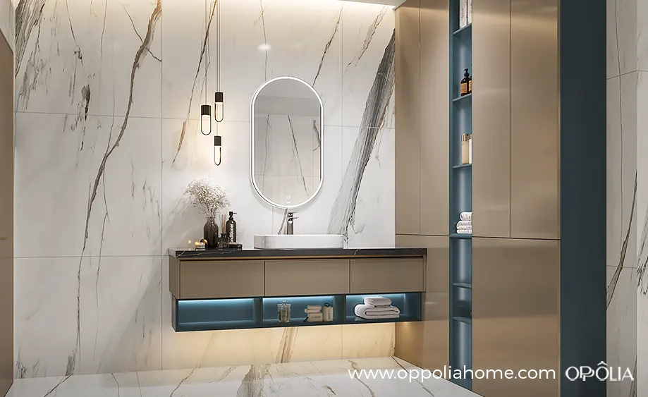 Cloud Series Modern Luxury Bathroom Cabinet Floating Vanity - OBV24L02